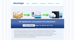Desktop Screenshot of doculogis.de