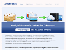 Tablet Screenshot of doculogis.de
